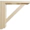 Ekena Millwork 2 1/2"W x 10 3/4"D x 10 1/4"H Traditional Shelf Bracket, Rubberwood BKT02X10X10TRRW - alternate 2